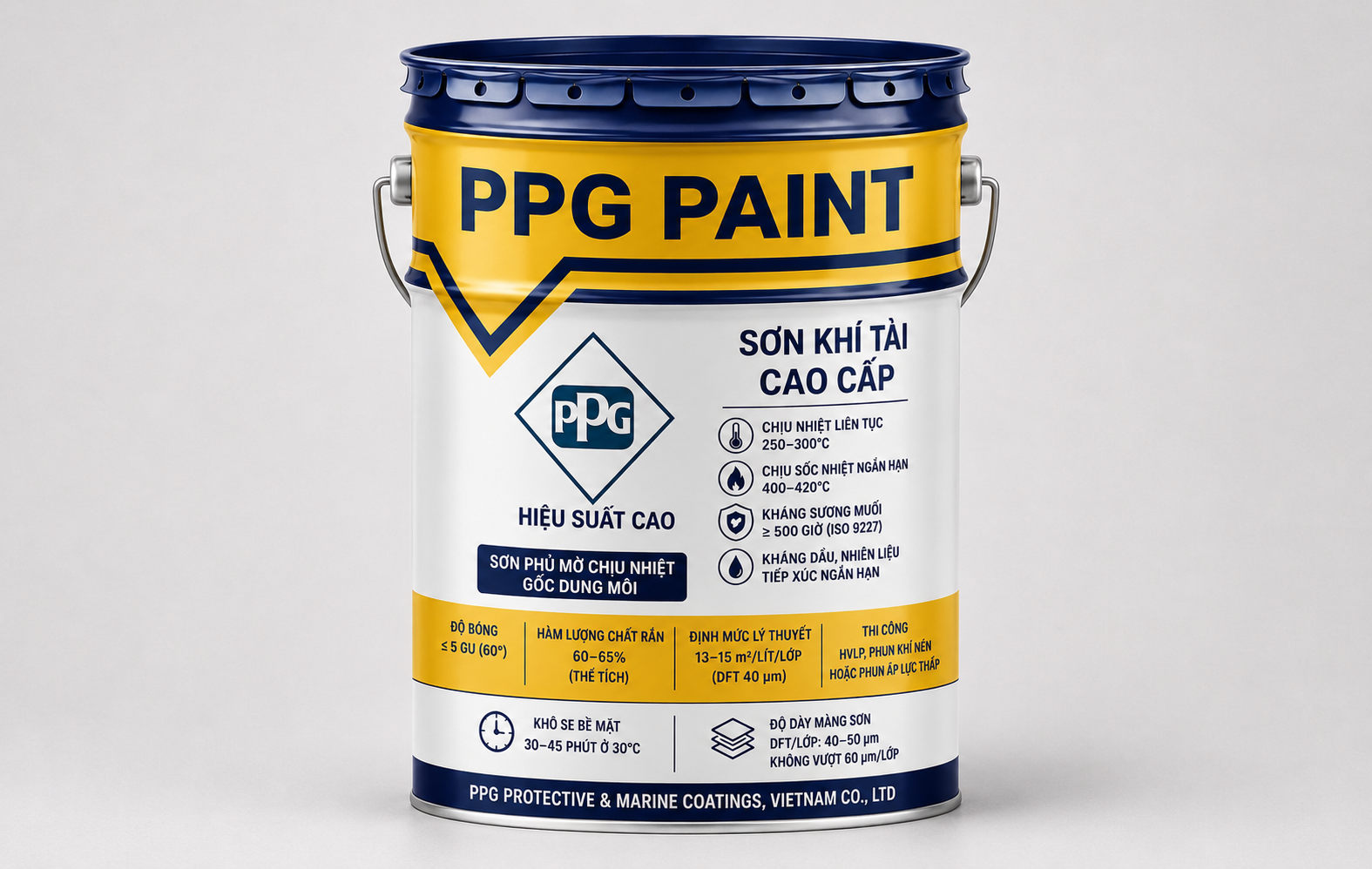 Sơn khí tài cao cấp PPG - 3168